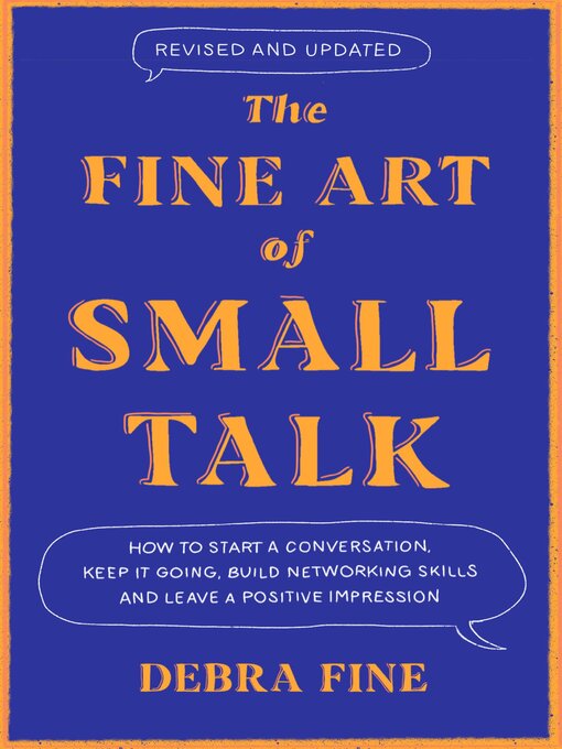 Title details for The Fine Art of Small Talk by Debra Fine - Available